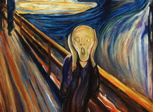"L'urlo" del pittore norvegese Edvard Munch