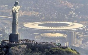 Lo Stadio Maracanà dove si svolgerà la cerimonia di apertura delle XXXI Olimpiadi