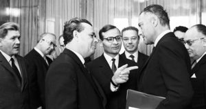 L'Avv. Agnelli con Nikolay Patolichev, ministro del Commercio Estero sovietico 