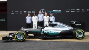 Il team Mercedes campione